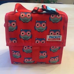 Pack it Freezable Lunch Bag. Owl Print.